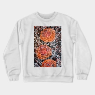 Trellis Poppies Crewneck Sweatshirt